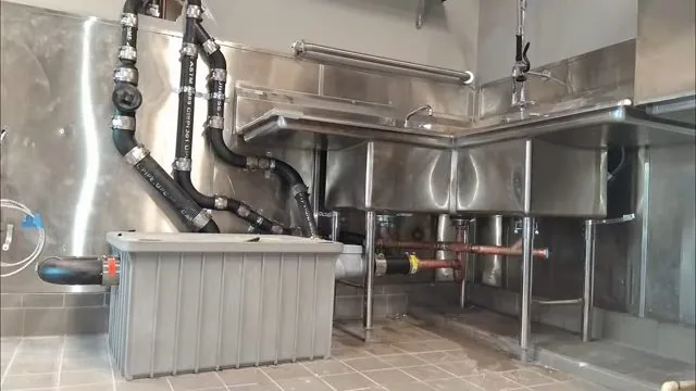 On-site detail: commercial pump and valve piping system, from a local commercial maintenance schedule service call