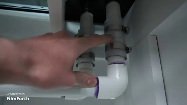 Aquarium sump pvc drain connections, documented during sewer camera inspection explained service in the Chapel Hill area